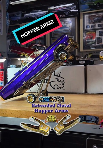 New and Improved Hopper Arms for RC Lowriders
