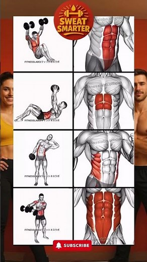 Abs Workout ✅ | 4 Moves for a Stronger Core