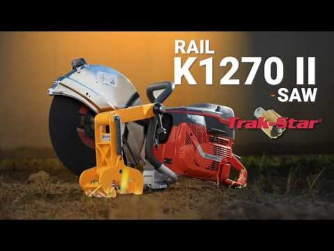 K1270 II Husqvarna Rail Saw - Cut Track Quicker