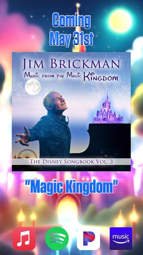 It's almost here! Pre-Save "Music from the Magic Kingdom: The Disney Songbook Vol. 3" now! https://greenhill.lnk.to/Disney3 LINK IN BIO Green Hill Music #Disney #MagicKingdom #Frozen | Jim Brickman Music
