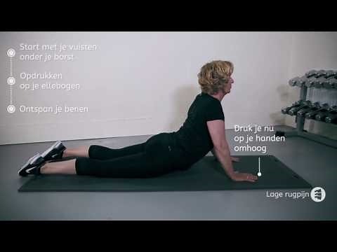 Lage rugpijn - Oefening: Mckenzie Extensie