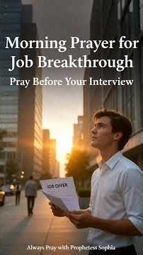 Morning Prayer for Job Breakthrough | Prayer Before Interview