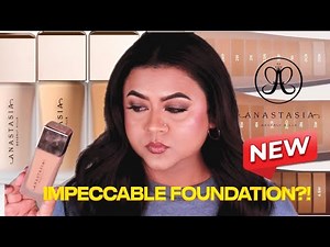 *NEW* Anastasia Beverly Hills Impeccable Blurring Matte Foundation Review & Wear Test on Dry Skin