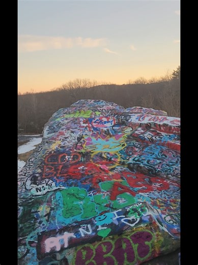 Quincy Quarry Reservation FUN FACTS: It's a historic site known for its role in the granite industry (providing stone for the Bunker Hill Monument) and its transformation into a popular spot for hiking, rock climbing, and viewing graffiti art, with some pits filled in for safety after the Big Dig. Between 1963-1999 it has a long, treacherous history which estimated 50 deaths due to accidents, cliff diving and murders. Nicknamed