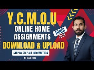 YCMOU Assignment Download & Upload | Complete Step-By-Step Guide (2025) | Hindi