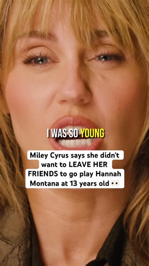Was Miley Cyrus robbed of childhood? 👀 #mileycyrus #hannahmontana #childstar