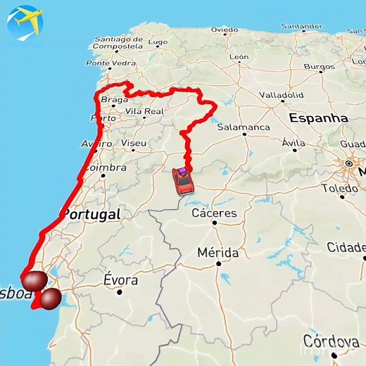 mapa de Portugal