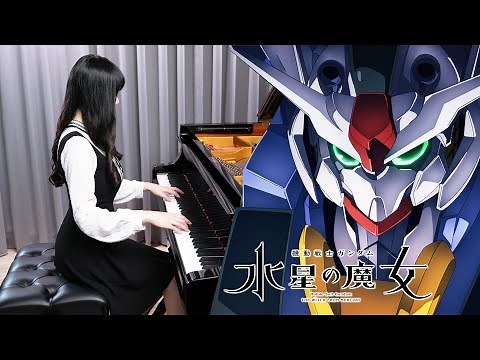 「Shukufuku / YOASOBI」Mobile Suit Gundam THE WITCH FROM MERCURY OP Ru's Piano Cover【Sheet Music】