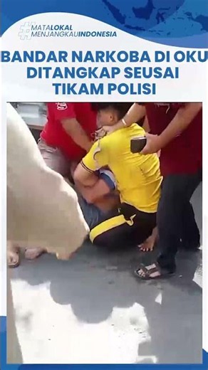 Moments of the Arrest of a Drug Dealer Who Stabbed a Police Officer in OKU, Suspect Attempts to R...