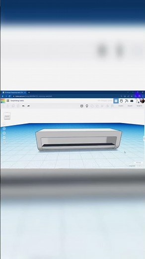 how to make AC in tinkercad | #3ddesign #3danimation #3dpoint #tinkercad #drawing