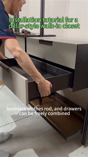 2.5K views · 13 reactions | MODULAR ALUMINUM CLOSET SYSTEM ransform...