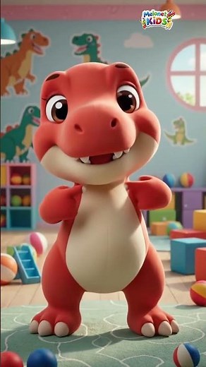 ¡Bebé T Rex y las Partes del Cuerpo! 👶🦖 Educativa para Niños | Melonet KidsTV