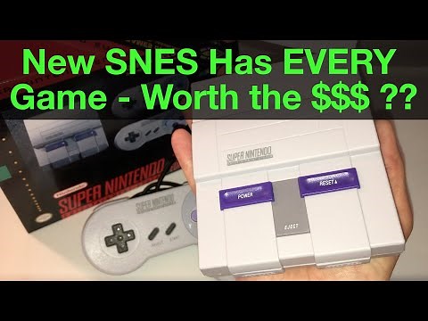 NEW Super Nintendo Has EVERY SNES Game - Is It Worth the Money??