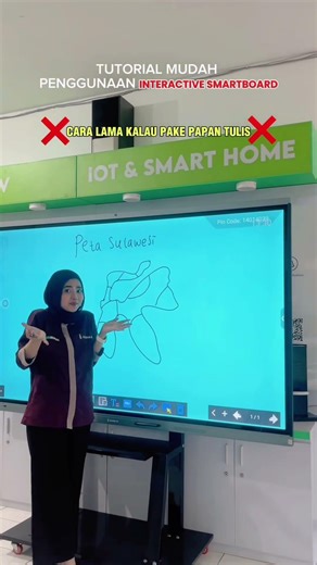 TUTORIAL GAMBAR PETA DENGAN MUDAH DAN PRAKTIS PAKE INTERACTIVE SMARTBOARD 🤩‼️
