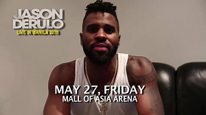 Oh-Yeah! The Concert Party this Summer!! JASON DERULO With Special Guest REDFOO Live in Manila - World Tour 2016 May 27th. Friday. 8PM Mall of Asia Arena TICKETS ON-SALE BY FEB 10 Book via SMTickets.com Call 470-2222 or 374-2222 Presented by Wilbros Live #JasonDeruloMNL | Wilbros Live