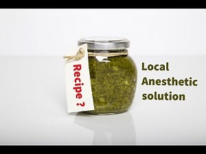 Local anesthesia : Composition (Mnemonic)