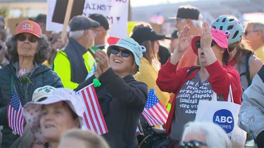 Thousands rally in Portland against Trump as part of nationwide 'No Kings' protests