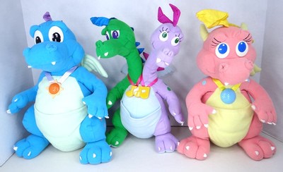 Dragon Tales Talking Cassie Ord Zak & Wheezie Light Up Badge 1999 See Video | eBay