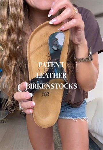 @QVC, Inc #Birkenstock #Birkenstocks #BirkenstockThong #BirkenstockPatentLeather