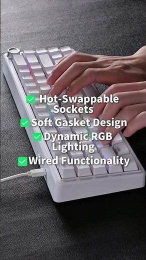 TMKB T68E Mechanical Keyboard. #kemove #mechanicalkeyboard #switch #gaming #gamingkeyboard
