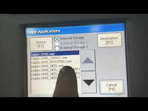 HMI backup upload @ Allen Bradley panel viev 600
