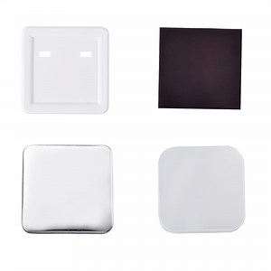 Magnet Maker Machine 2X2Inch Fridge Magnets Badge Maker Kit Button Badge Making with Paper Cutter Consumables for Any Place with Iron