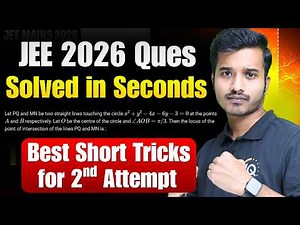 JEE Mains 2026: Best Short Tricks for Maths | How to Solve JEE Mains Questions Quickly?