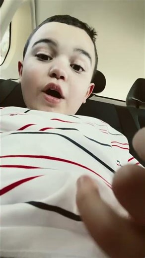 Making funny faces and eating the camera ￼