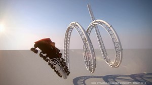 C4D Dynamic Roller Coasters