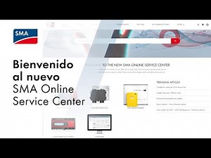 Bienvenido al nuevo SMA Online Service Center