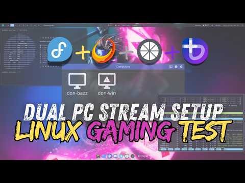 Dual PC Streaming Test | Bazzite + Fedora | Moonlight + Sunshine | Live