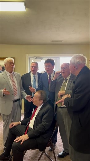 I thought you’d like to see this little video of my brothers and I singing together one final time. This was at Mary’s and my mission farewell. You’ll notice brother Wayne and Jimmy joining in. Extremely rare moment | Merrill Osmond