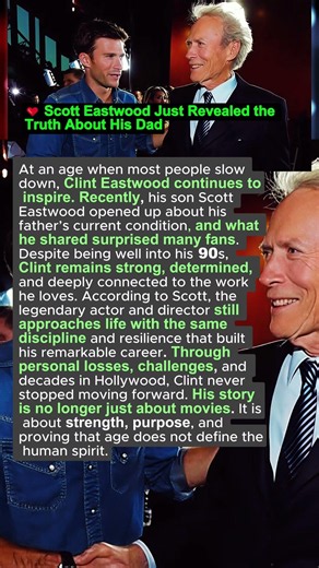 ❤️ Scott Eastwood Just Revealed the Truth About His Dad #shorts