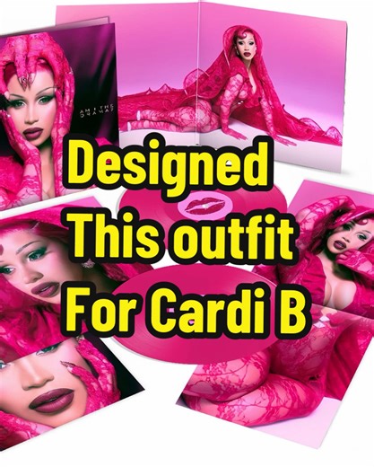 Cardi B's Lace and Drama Outfit Reveal