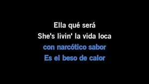 Karaoke Livin' la Vida Loca (spanish version) - Ricky Martin - CDG, MP4, KFN - Karaoke Version