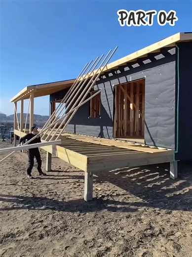 125 m² Wooden House Step-by-Step Build — Part 04