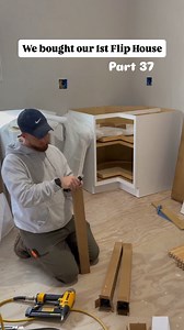 Part 37 - Can you believe this is what this house used to look like •* Kitchen cabinets are really about the transform this place to the next level! #series #fixerupper #diy #oldhouselove #oldhouse #homeremodel #reels #shiplap #doityourself #beforeandafter #homerenovation | Diydesignerduo