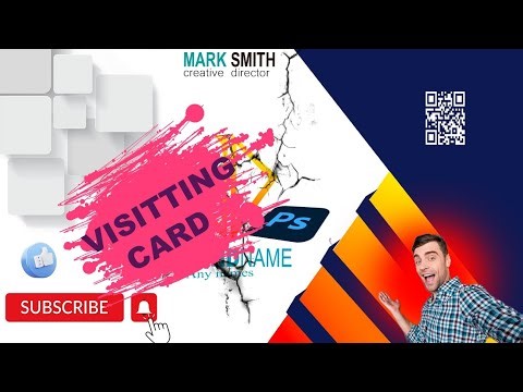 HOW TO MAKE THE VISITING CARD | VISITING CARD BANAYE BAHUT AASAN FOR BEGGINNERS