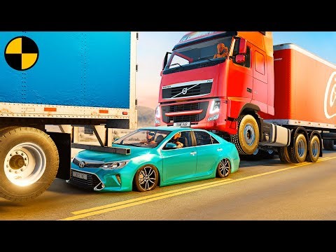 Truck and Car Driving Scenarios | BeamNG Drive Cinematic Simulation