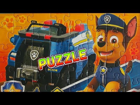 How to solve jigsaw puzzle Chase Paw Patrol 48🧩 Fun Learning with Danik and Lesha