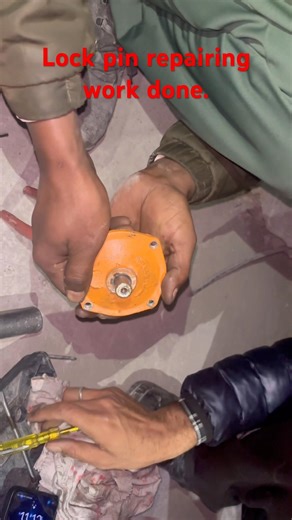 Motorized valve lock pin repairing work done . #viral #firefighting #work #dailyvlog #short #fire