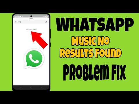 Music No Results Found Problem On WhatsApp 2026 || Fix No Results Found On WhatsApp!