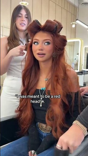 Get @Sicily beautiful red hair color formula on habiteducation.com❤️ And her 28” hair extension wef