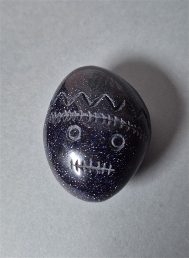 Blue Sandstone Egg-palm Stone - Etsy