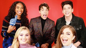 Meg Donnelly, Milo Manheim, Chandler Kinney, Ariel Martin, and Pearce Joza stopped by BuzzFeed to point a few fingers. Who is the most likely to break out in song? Fall asleep on set? Get caught taking a selfie? All of these questions are answered! | BuzzFeed Celeb