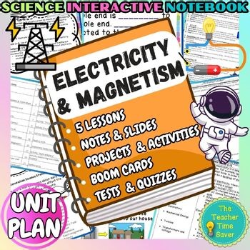 Electricity Unit | Physical Science Interactive Notebook | Circuits, Currents