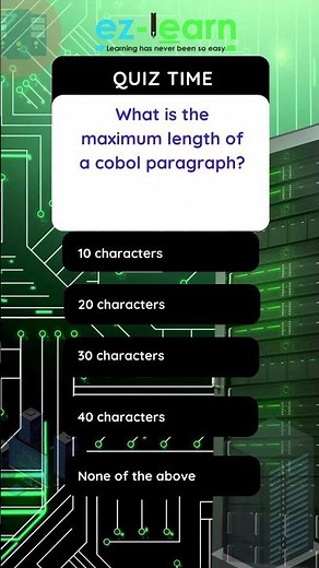 Mainframe Naming Rules: COBOL Paragraph Length! 💡✍️ #mainframe #mainframetraining