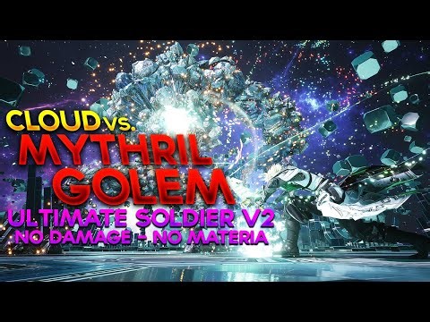 FF7 Rebirth - Mythril Golem in VR - Cloud Ultimate Soldier V2 Mod (No damage, No materia)