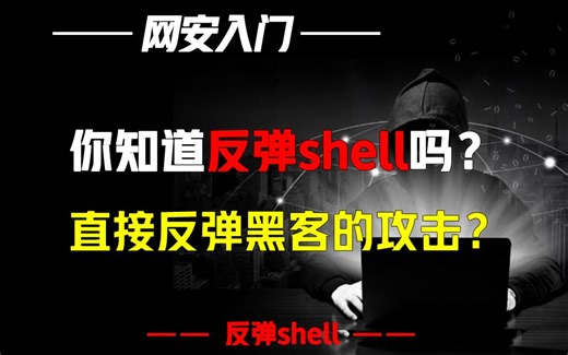 你知道反弹shell吗？直接反弹黑客的攻击？