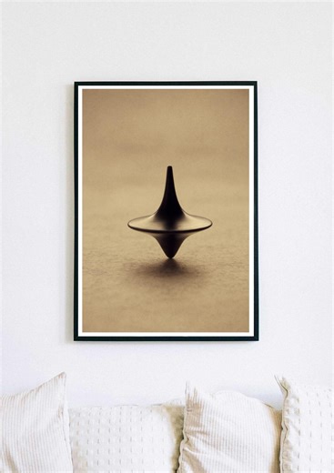 Pôster do pião de Inception – Arte minimalista do filme (Impressão A4, A3, A2 e impressão A4 emoldurada) - Etsy Portugal